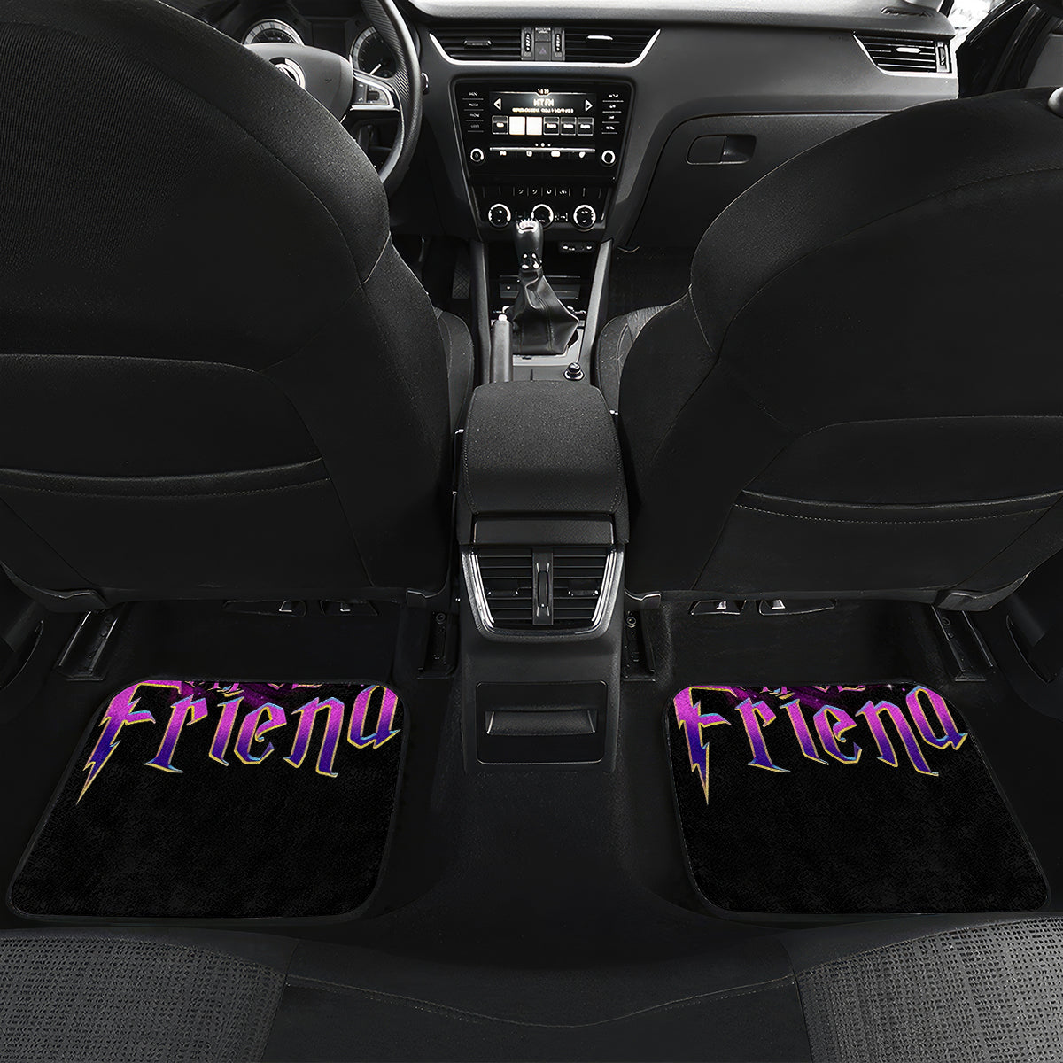 Bat Skull Car Mats Bat Skull Hello Darkness My Old Friend - Wonder Print Shop