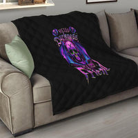 Bat Skull Quilt Bat Skull Hello Darkness My Old Friend - Wonder Print Shop