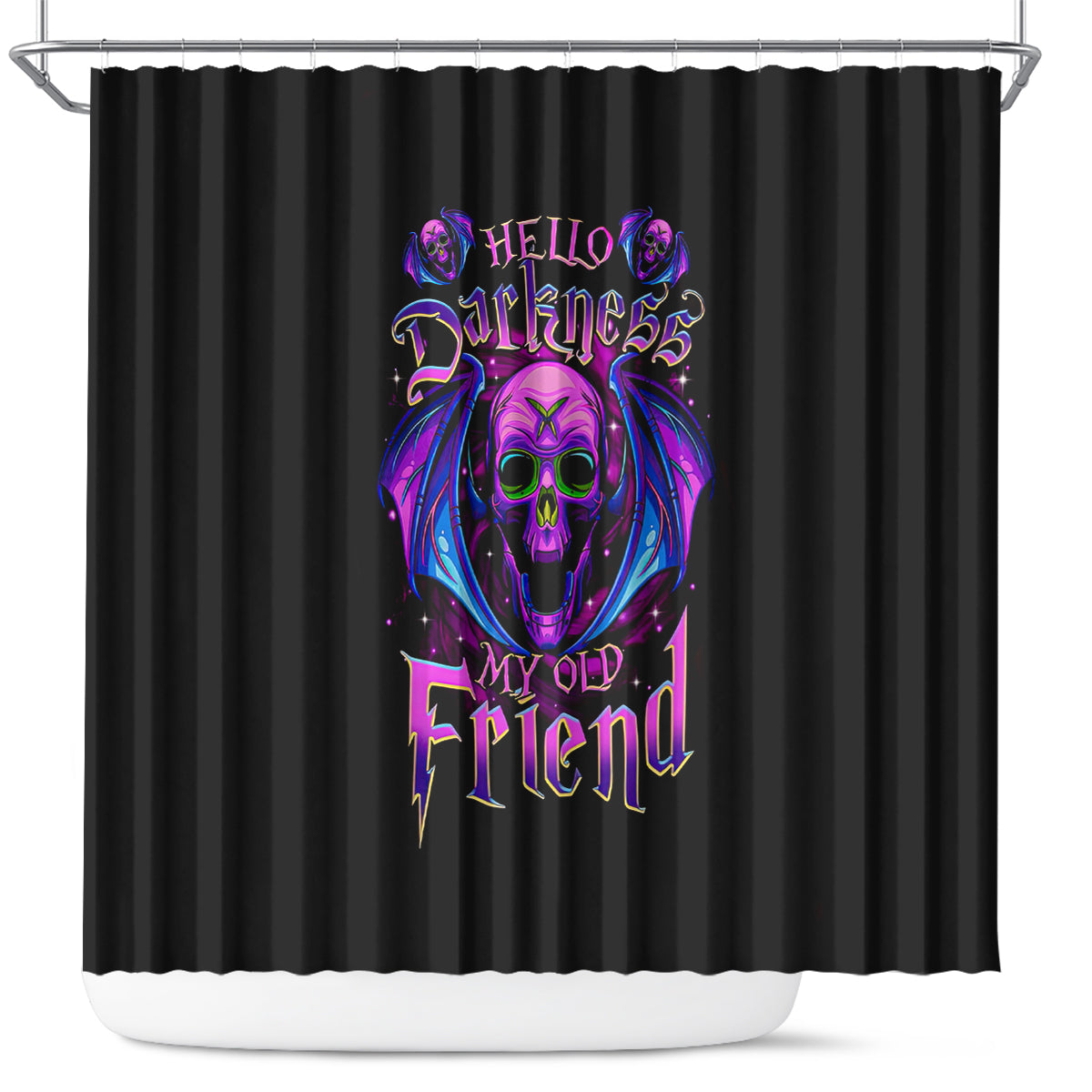 bat-skull-shower-curtain-bat-skull-hello-darkness-my-old-friend
