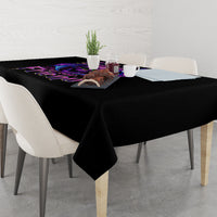 Bat Skull Tablecloth Bat Skull Hello Darkness My Old Friend - Wonder Print Shop