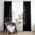 Bat Skull Window Curtain Bat Skull Hello Darkness My Old Friend - Wonder Print Shop