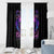 Bat Skull Window Curtain Bat Skull Hello Darkness My Old Friend - Wonder Print Shop