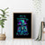 Witch Skull Canvas Wall Art Skull Witch Hello Darkness My Old Friend - Wonder Print Shop