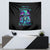 Witch Skull Tapestry Skull Witch Hello Darkness My Old Friend - Wonder Print Shop