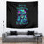Witch Skull Tapestry Skull Witch Hello Darkness My Old Friend - Wonder Print Shop