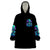 Witch Skull Wearable Blanket Hoodie Skull Witch Hello Darkness My Old Friend - Wonder Print Shop