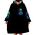 Witch Skull Wearable Blanket Hoodie Skull Witch Hello Darkness My Old Friend - Wonder Print Shop