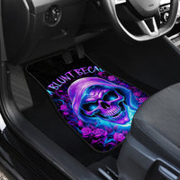 Rose Skull Car Mats I'm Blunt Because God Rolled Me That Way - Wonder Print Shop