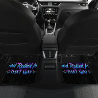 Rose Skull Car Mats I'm Blunt Because God Rolled Me That Way - Wonder Print Shop