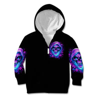 Rose Skull Kid Hoodie I'm Blunt Because God Rolled Me That Way - Wonder Print Shop