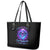 Rose Skull Leather Tote Bag I'm Blunt Because God Rolled Me That Way - Wonder Print Shop
