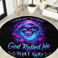 rose-skull-round-carpet-im-blunt-because-god-rolled-me-that-way