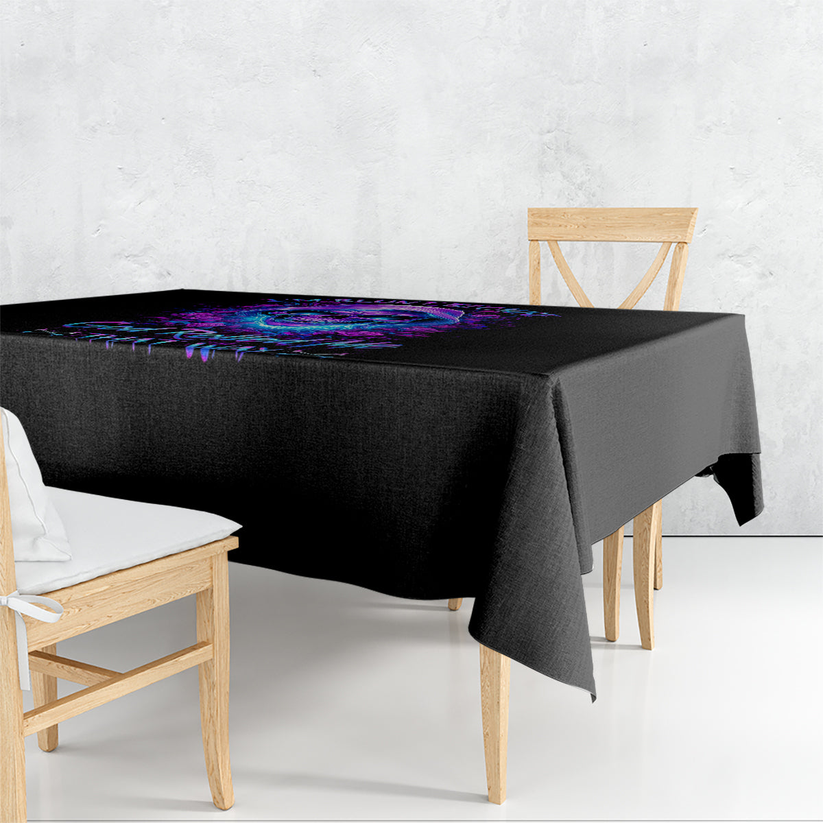 Rose Skull Tablecloth I'm Blunt Because God Rolled Me That Way - Wonder Print Shop