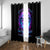 Rose Skull Window Curtain I'm Blunt Because God Rolled Me That Way - Wonder Print Shop