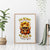 Sunflower Skull Canvas Wall Art Sunflower I'm Blunt Because God Rolled Me That Way - Wonder Print Shop