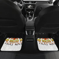 Sunflower Skull Car Mats Sunflower I'm Blunt Because God Rolled Me That Way - Wonder Print Shop