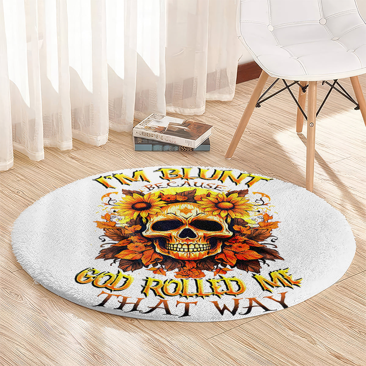 sunflower-skull-round-carpet-sunflower-im-blunt-because-god-rolled-me-that-way