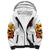 Sunflower Skull Sherpa Hoodie Sunflower I'm Blunt Because God Rolled Me That Way - Wonder Print Shop