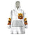 Sunflower Skull Wearable Blanket Hoodie Sunflower I'm Blunt Because God Rolled Me That Way - Wonder Print Shop