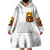 Sunflower Skull Wearable Blanket Hoodie Sunflower I'm Blunt Because God Rolled Me That Way - Wonder Print Shop
