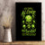 Thunder Skull Canvas Wall Art Thunder Skull I Never Alone My Demon With Me 24/7 - Wonder Print Shop