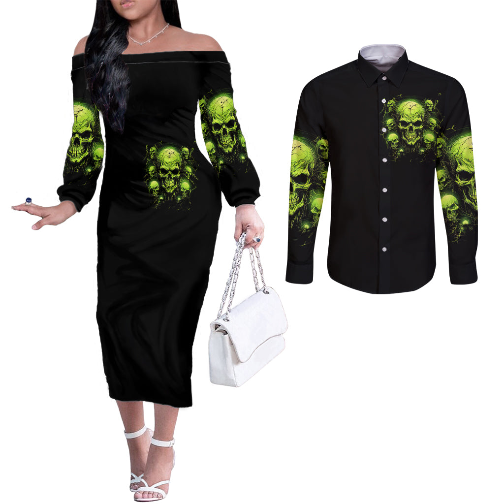 thunder-skull-couples-matching-off-the-shoulder-long-sleeve-dress-and-long-sleeve-button-shirts-thunder-skull-i-never-alone-my-demon-with-me-247