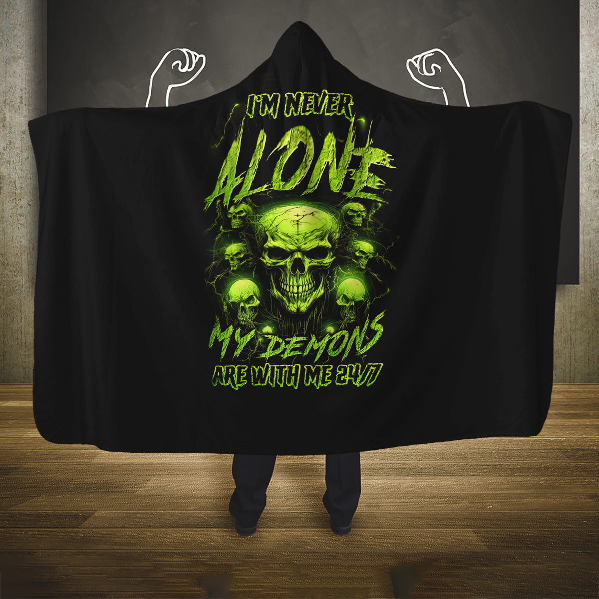 thunder-skull-hooded-blanket-thunder-skull-i-never-alone-my-demon-with-me-247