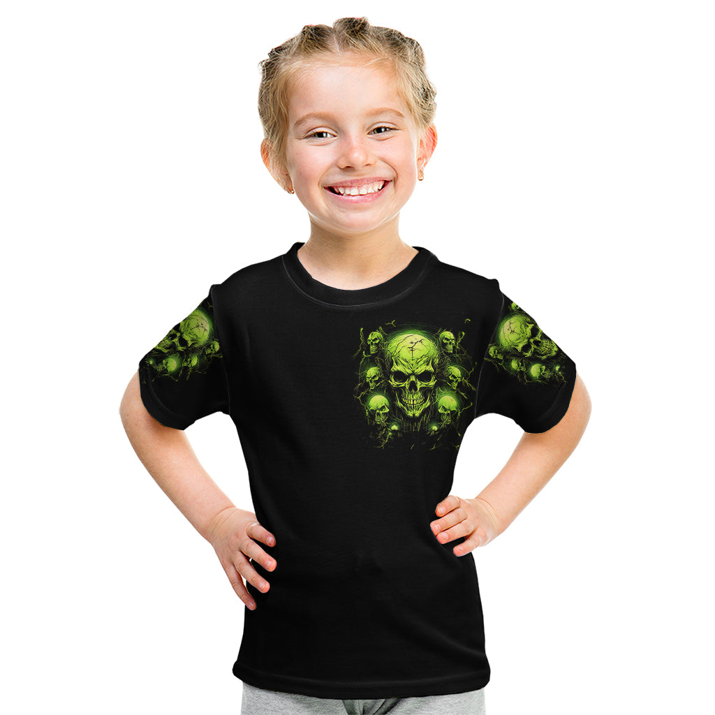 Thunder Skull Kid T Shirt Thunder Skull I Never Alone My Demon With Me 24/7 - Wonder Print Shop