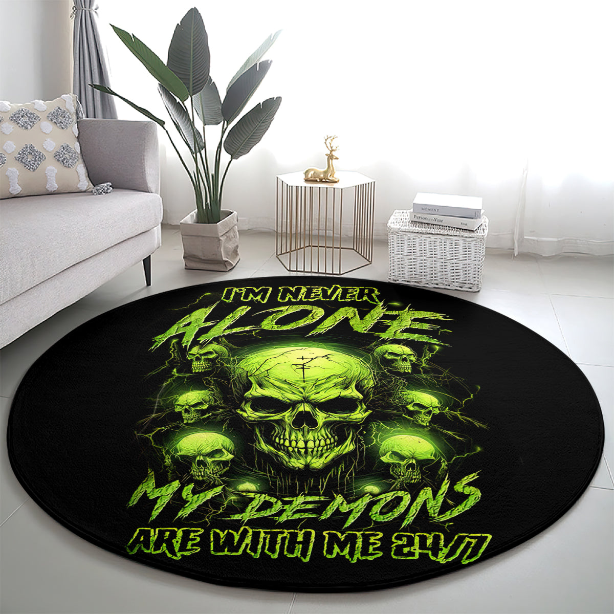 thunder-skull-round-carpet-thunder-skull-i-never-alone-my-demon-with-me-247