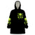 Thunder Skull Wearable Blanket Hoodie Thunder Skull I Never Alone My Demon With Me 24/7 - Wonder Print Shop
