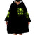 Thunder Skull Wearable Blanket Hoodie Thunder Skull I Never Alone My Demon With Me 24/7 - Wonder Print Shop