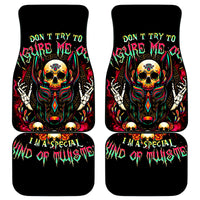 Anubis Skull Car Mats Skull Anubis Don't Try To Figured Me Out - Wonder Print Shop