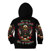 Anubis Skull Kid Hoodie Skull Anubis Don't Try To Figured Me Out - Wonder Print Shop