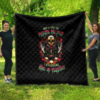 Anubis Skull Quilt Skull Anubis Don't Try To Figured Me Out - Wonder Print Shop