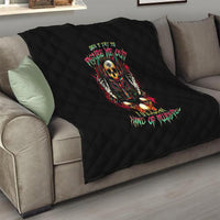 Anubis Skull Quilt Skull Anubis Don't Try To Figured Me Out - Wonder Print Shop
