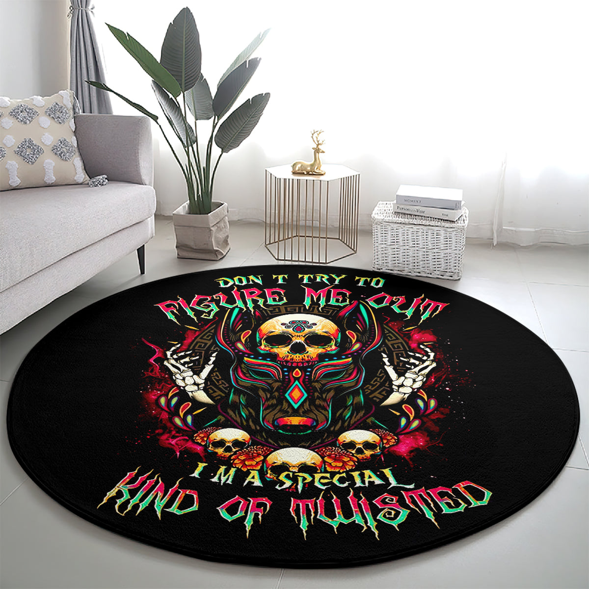 anubis-skull-round-carpet-skull-anubis-dont-try-to-figured-me-out