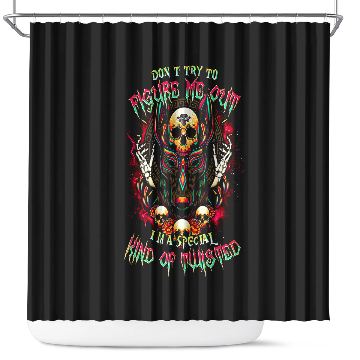 anubis-skull-shower-curtain-skull-anubis-dont-try-to-figured-me-out