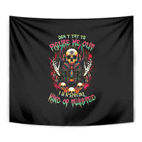 Anubis Skull Tapestry Skull Anubis Don't Try To Figured Me Out - Wonder Print Shop