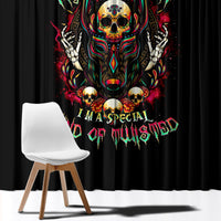 Anubis Skull Window Curtain Skull Anubis Don't Try To Figured Me Out - Wonder Print Shop