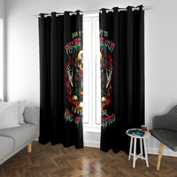 Anubis Skull Window Curtain Skull Anubis Don't Try To Figured Me Out - Wonder Print Shop