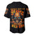 Flower Skull Baseball Jersey Litte Bit Of Heaven With A Wild Side - Wonder Print Shop