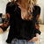 Flower Skull Women Casual Shirt Litte Bit Of Heaven With A Wild Side - Wonder Print Shop