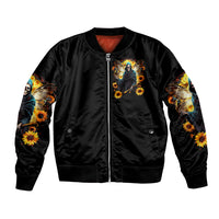 Fairy Death Skull Bomber Jacket Mess With Me I'll Let Karma Do It's Job - Wonder Print Shop