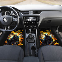 Fairy Death Skull Car Mats Mess With Me I'll Let Karma Do It's Job - Wonder Print Shop