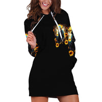 Fairy Death Skull Hoodie Dress Mess With Me I'll Let Karma Do It's Job - Wonder Print Shop