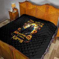 Fairy Death Skull Quilt Mess With Me I'll Let Karma Do It's Job - Wonder Print Shop