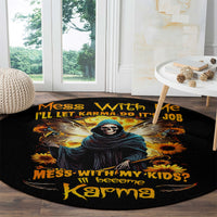 fairy-death-skull-round-carpet-mess-with-me-ill-let-karma-do-its-job