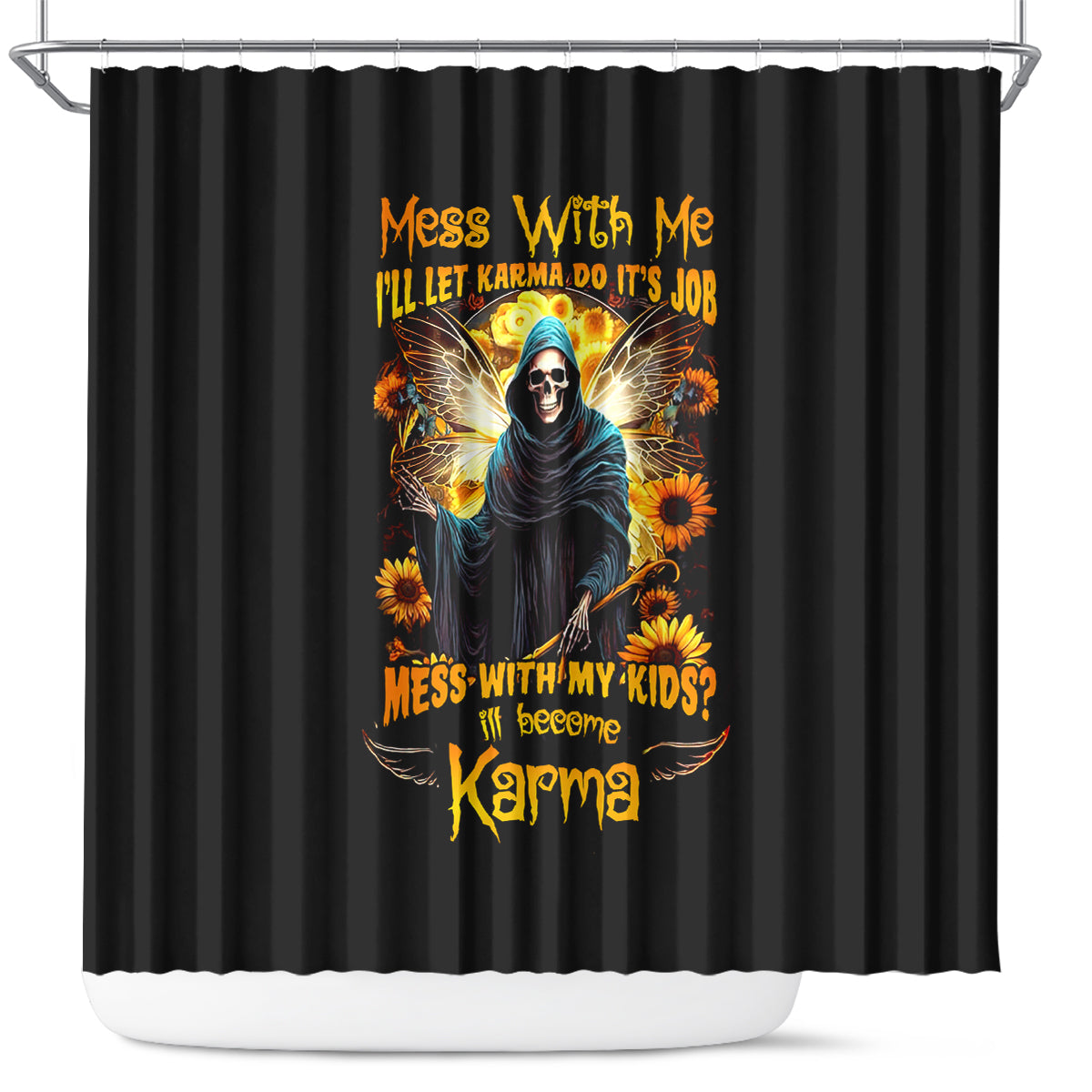 fairy-death-skull-shower-curtain-mess-with-me-ill-let-karma-do-its-job