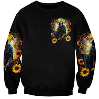 Fairy Death Skull Sweatshirt Mess With Me I'll Let Karma Do It's Job - Wonder Print Shop