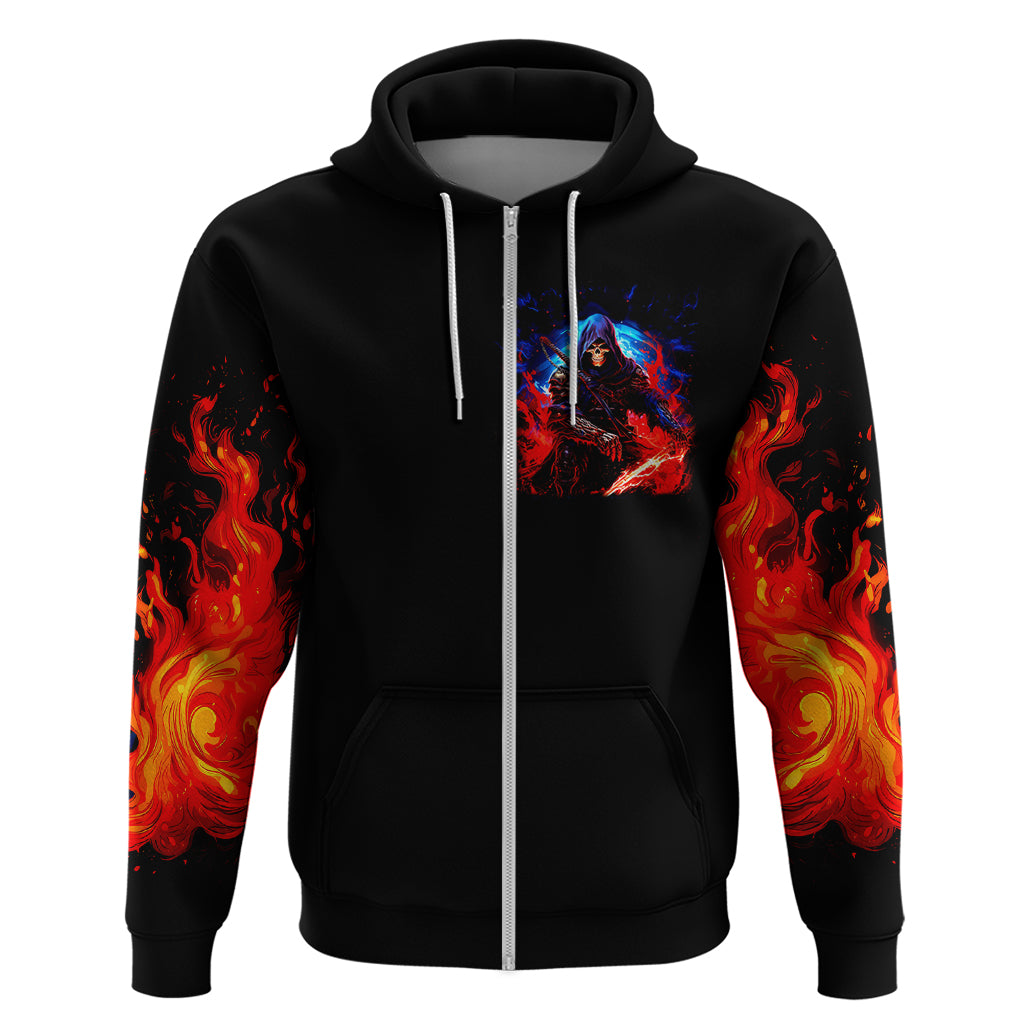Death Skull Hoodie Of Course I'm Going To Hell - Wonder Print Shop